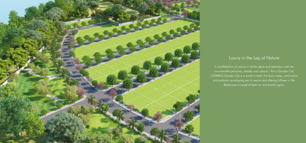 Ceebros gardencity emplty land view - plots for sale in Chennai