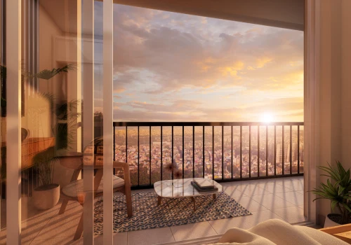 salient features image ventilation - 3 bhk apartment
