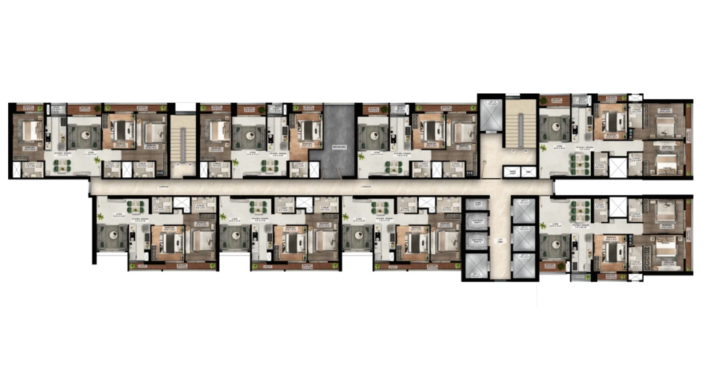 spr city floor plan of detailed all floor plan- 3 bhk apartment