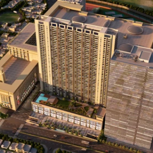 gallery of spr city aerial day view- 3 bhk apartment